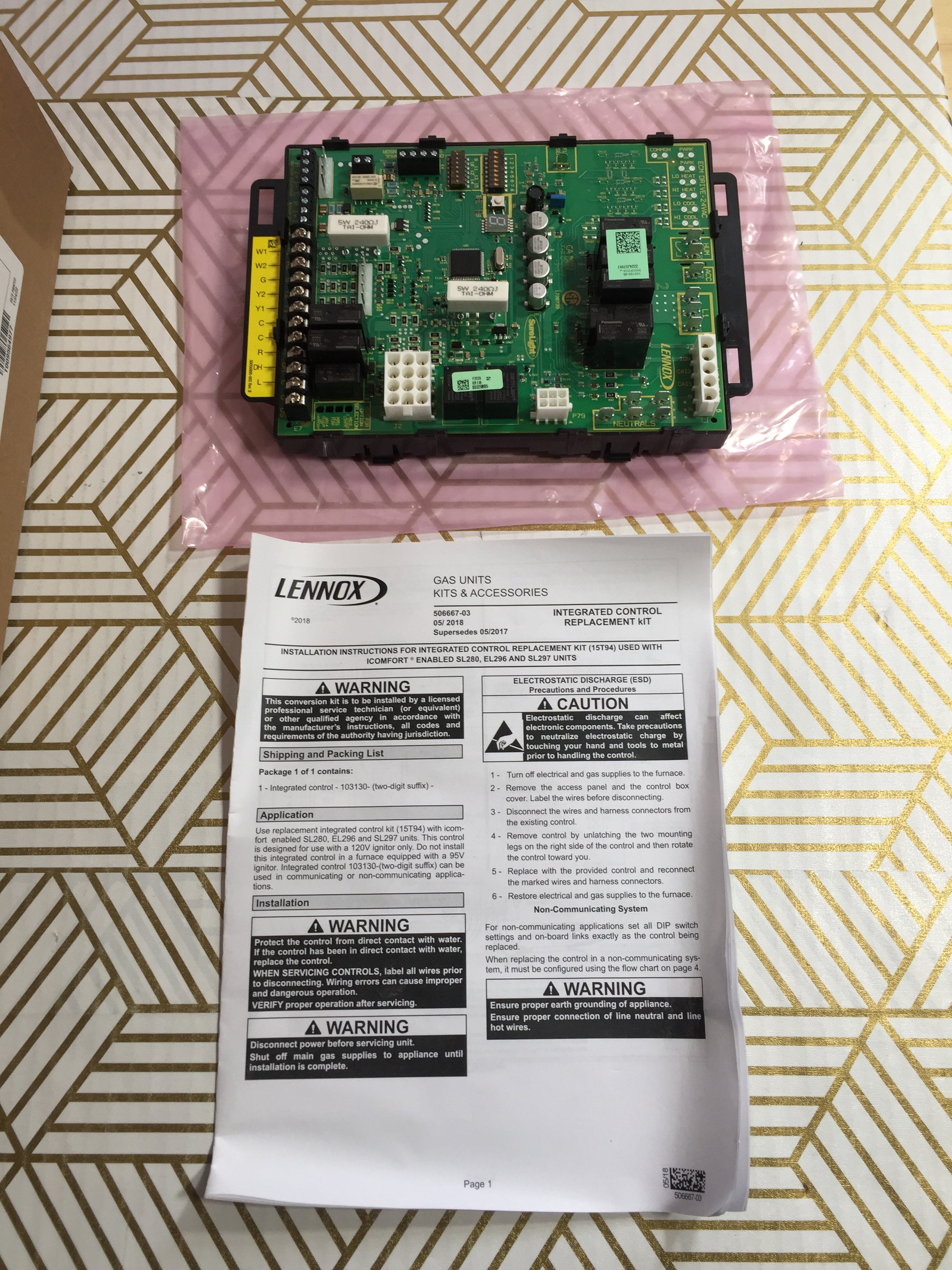 LENNOX 15T94 IGNITION CONTROL BOARD 2 STAGE (8047682978030)
